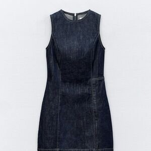 Sleeveless Denim Dress